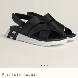 Women's Hermes Electric Sandal Black size 39